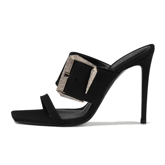 Stylish High Heel Sandals with Delicate Straps