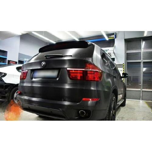 Brushed Metallic Black Wrapping Film