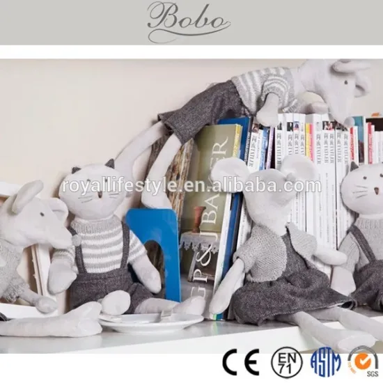 Best detailed and designed grey cat plush toy