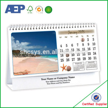 Standing Desk Paper Pop-up Handmade Calendar