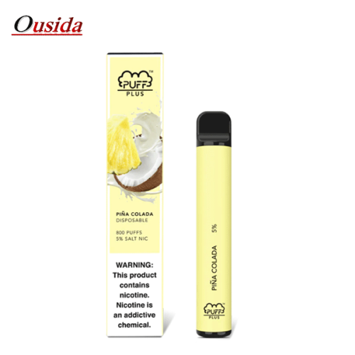 Puff plus 800 puffs Pina Colada flavor vape