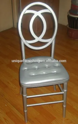 New design back silver wood chiavary phoenix chair