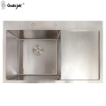 304 NANO Color Sink with Silver Drainboard