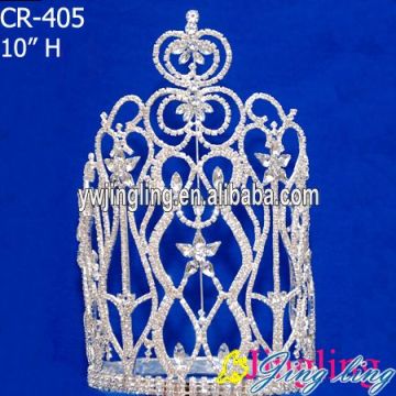 rhinestones grandes boda y fiesta de Tiara y corona