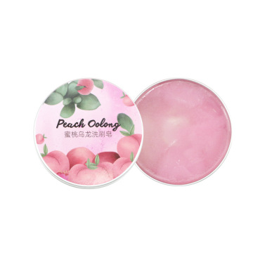 Custom Logo Makeup Brush Soap and Solid Cleaner in a Washing Tin Box