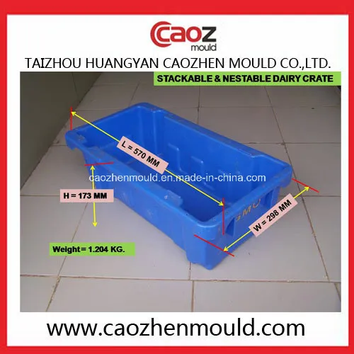 Hot Selling Plastic Injection Milk Crate Mould