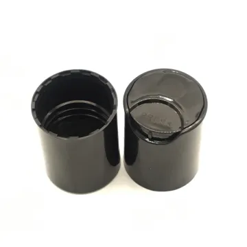 black disc top cap 24/410 28/410 cap