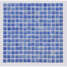 Kaplıca spa mavi cam mozaik duvar karoları