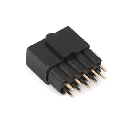 Row mother 2.54mm double row 180 degrees