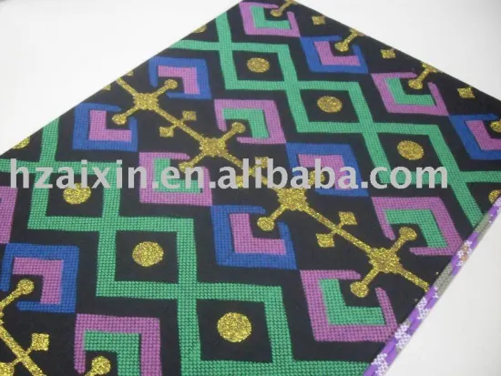 100% cotton African Wax fabric Golden Sands fabric