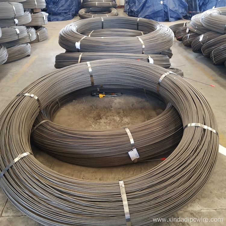 ASTM A421 6mm spiral pc wire