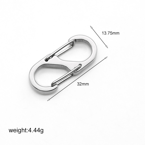 Aluminum S Shape Carabiner Clip Buckle Hook