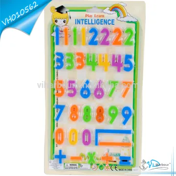 Colorful Plastic Learning Number Letter for Children
