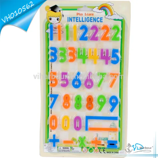 Colorful Plastic Learning Number Letter for Children