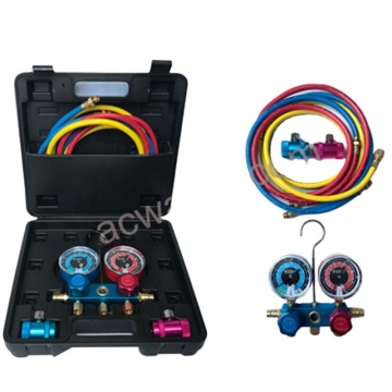 Pembantu Pemasangan: Penyejuk Penyejuk Udara MANIFOLD GAUGE SET R134, R410A, R22, R407C