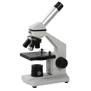Venta caliente NK-T17 40X-640X Microscopio monocular estudiantil con iluminación LED
