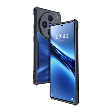 Black TPU Bumper Clear Acrylic Hard Case for Vivo X200 Pro