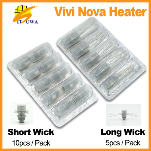 E-Cigarette Detachable Coil Head 1.8ohm, 2.4ohm and 2.8ohm Short or Long Wick for Vivi Nova and CE4, CE5 Clearomizer
