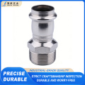 Conector de conversión de rosca externa de acero inoxidable