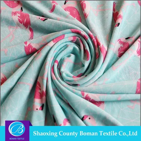 Textile supplier Best selling Dress Polyester floral jersey fabric