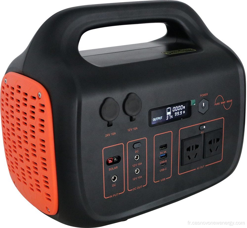 Batterie portable 1000W Banque d'alimentation extérieure