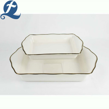 Low price phnom penh decoration rectangle bakeware