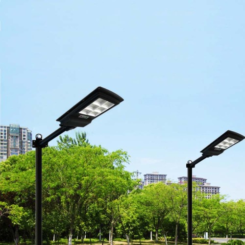 Outdor Ip65 100W 150W Todo en uno Luz de carretera LED solar