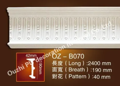 Architectural Decoration Pu wall ceiling decoration cornice