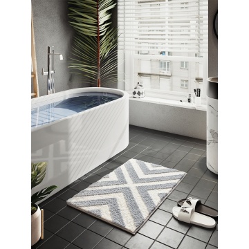 Nordic rectangle shape water absorption bath mats