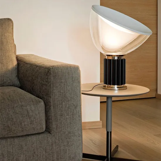 LED Table Lamp with Nordic Design, Simple Radar Satellite Pattern - Perfect for Office and Bedroom Decor