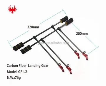 GF-L2 Lighter weight Carbon fiber Landing skid for 4 axis aircraft fpv landing gear skid for UAV Drone* Made in China
