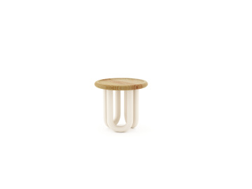 Two-piece cream-style furniture set