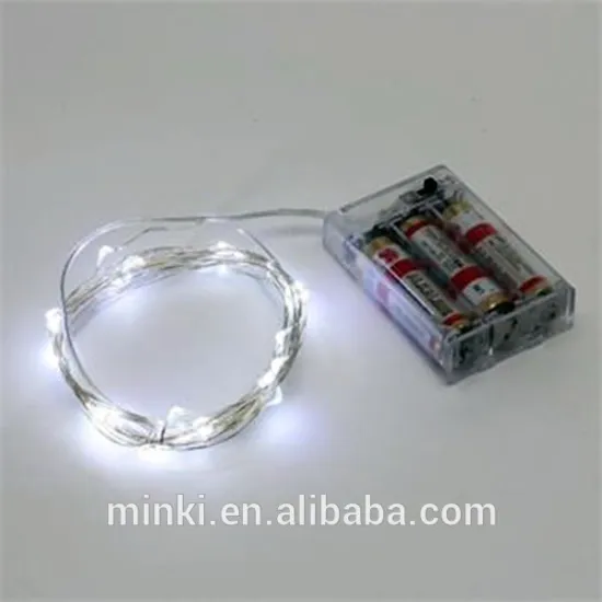 2015 Christmas Decoration Led Christmas Copper Wire 3AAA Battery Operated String Lights For Outdoor