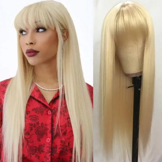 Brazilian 613 Lace Frontal Wigs Cheap Human Lace Wig 150% Density 13x4 Blonde Lace Frontal Wig Pre Plucked For Black Women