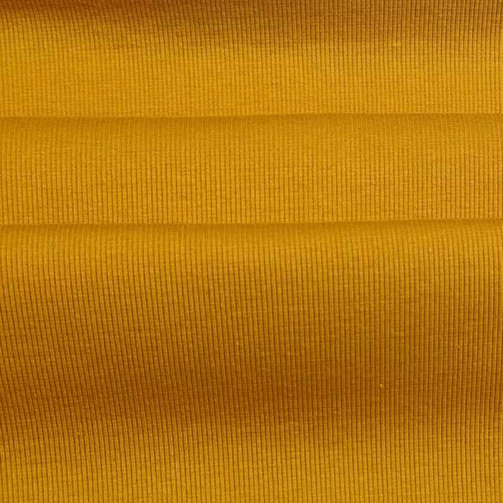 Cotton Polyester Dyed Plain Jersey Knit Rib Fabrics