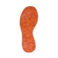 Active Step Black Orange Suede Microfiber Safety Shoes