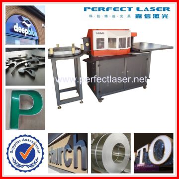 Metal Sheet Stainless Steel Galvanize Aluminum Coil LED Letter Signs Profile Automatic CNC Channel Letters Bending Machine Price