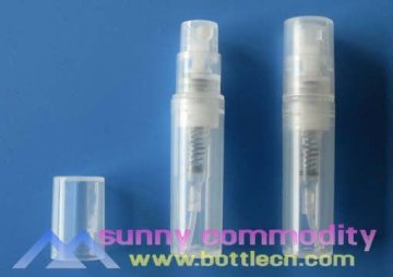 2ml mini clear plastic atomizer spray bottles