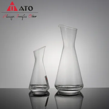 750ml water drinking bottle glass water carafe
