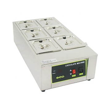 Popular Commercial Electric 6-Pot Chocolate Melter