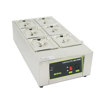 Popular Commercial Electric 6-Pot Chocolate Melter