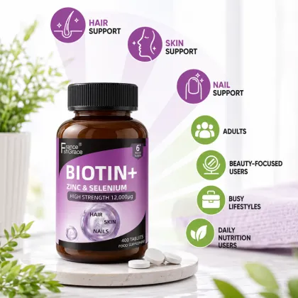 Shecome Biotin Zinc Selenium Tablets Hair Nails Skin