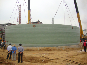 Filament Winding Tank on Site