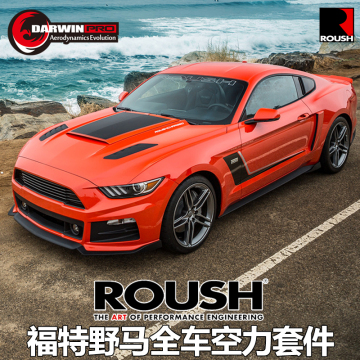 Kit per il corpo in fibra di carbonio per lo spoiler per paraurti Ford Mustang Roush più recente Mustang Roush