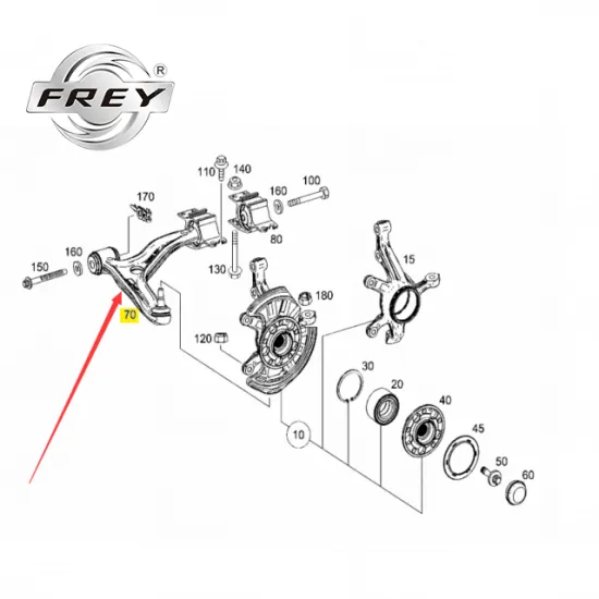 Control Arm 2463301707 A-class Front Left W246 W176