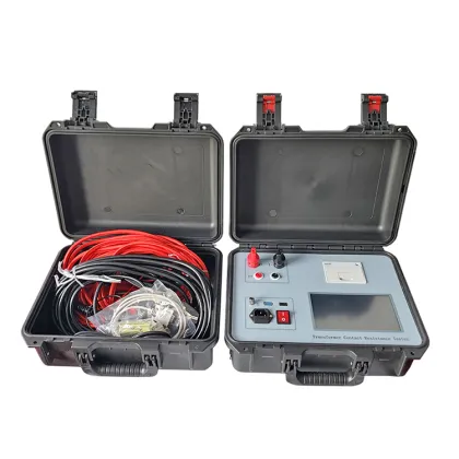 High Current Contact Resistance Tester 100A Micro Ohm Meter Loop Resistance Meter