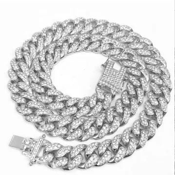 Hip Hop Necklace and Bracelet