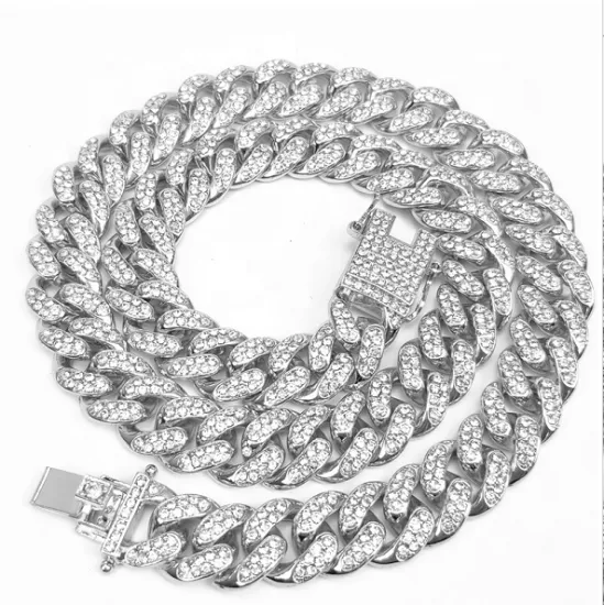 Hip Hop Necklace and Bracelet