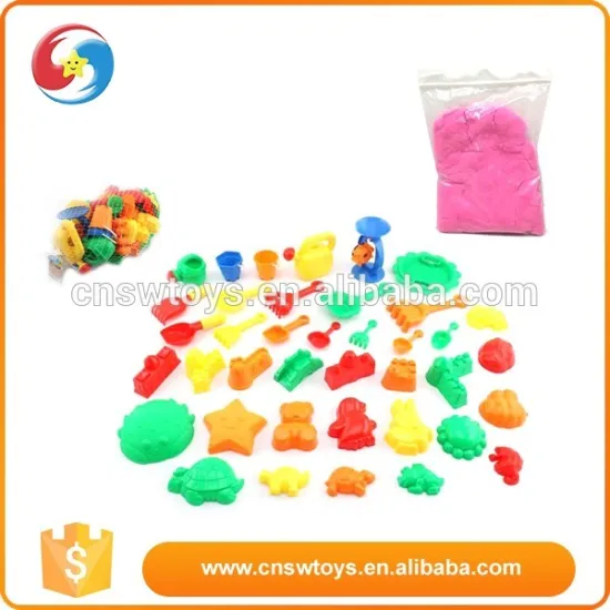 Fashional 39PCS Beach Toy Set With 500g Space Sand mini toy