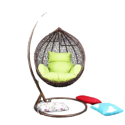 Outdoor and Indoor Furniture: Explore Rattan Egg Chairs, Metal Stands, Wicker Swings, and Patio Chairs